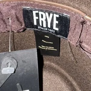 Frye Black Fedora Hat Cowgirl Cowboy Western w/ Band Hat Ranch Rodeo NEW NWT Frye | Accessories | Frye Black Fedora Hat Cowgirl Cowboy  main image 4